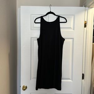Old Navy Ribbed Bodycon Tank Dress Black